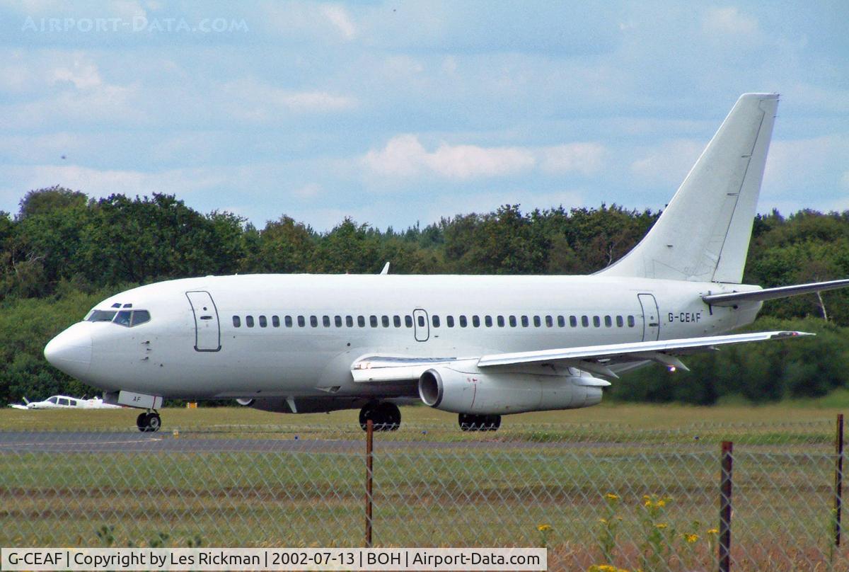 G-CEAF, 1974 Boeing 737-229 C/N 20910, Boeing 737 229