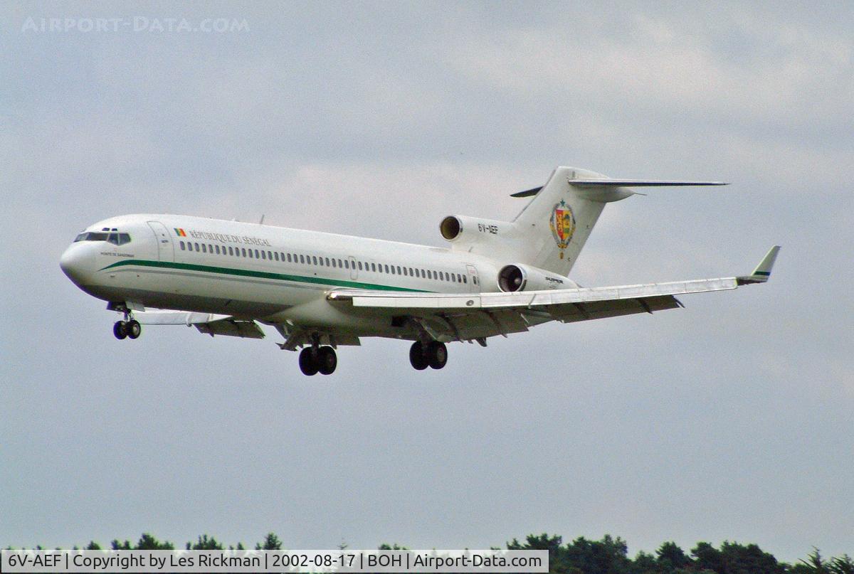 6V-AEF, 1975 Boeing 727-2M1 C/N 21091, Boeing 727-2M1/Adv(RE) Super 27