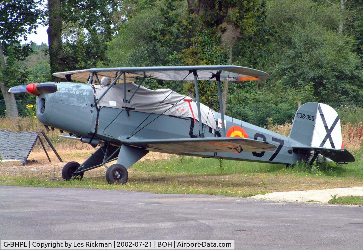 G-BHPL, 1951 CASA 1-131E Jungmann C/N 1058, C.A.S.A 1.131E Jungmann 1000 (G-BHPL)
