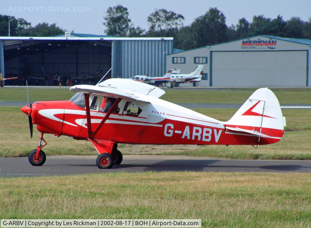 G-ARBV, 1957 Piper PA-22-160 Tri Pacer C/N 22-5836, PA-22 Tri-Pacer 160