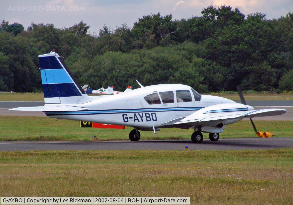 G-AYBO, 1970 Piper PA-23-250 Aztec C/N 27-4510, PA-23 Aztec 250D