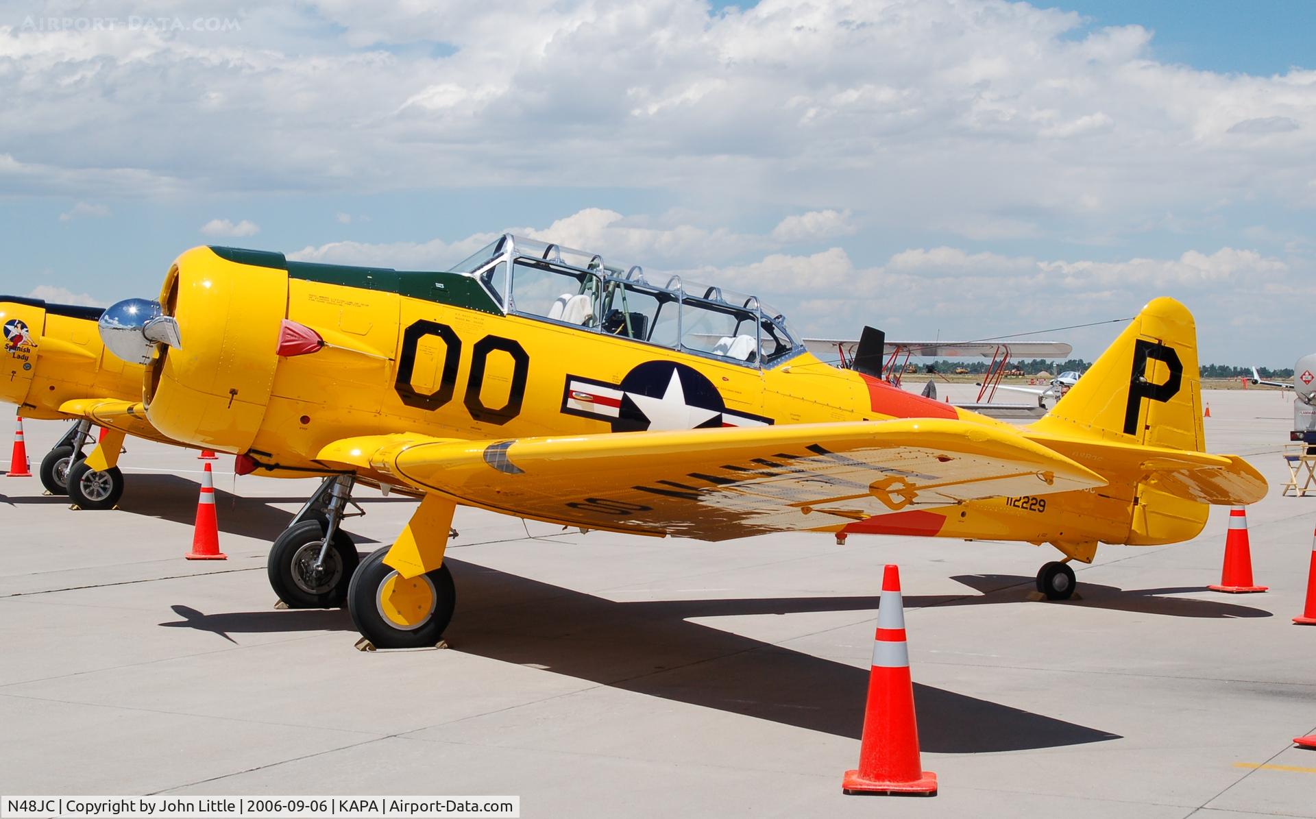 N48JC, North American AT-6G Texan Texan C/N 121-43192, Warbid Static Show Centennial Airport