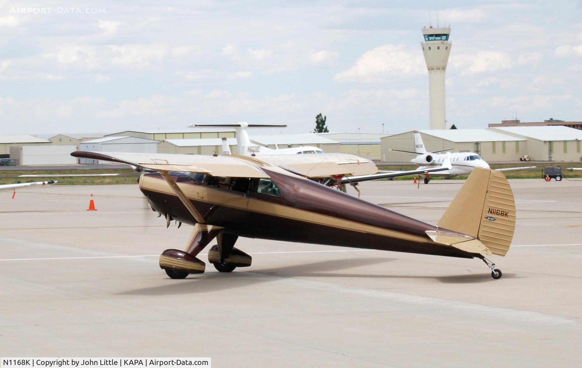 N1168K, 1946 Luscombe 8A C/N 3895, Taxi to Rnwy 10 for Take-Off - Centennial