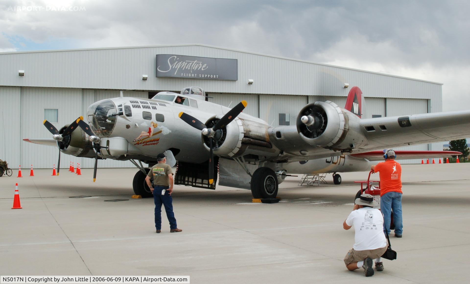 N5017N, 1944 Lockheed/Vega (Boeing) B-17G-105-VE Flying Fortress C/N 8649, B-17 Outboard Running Smooth and Clean