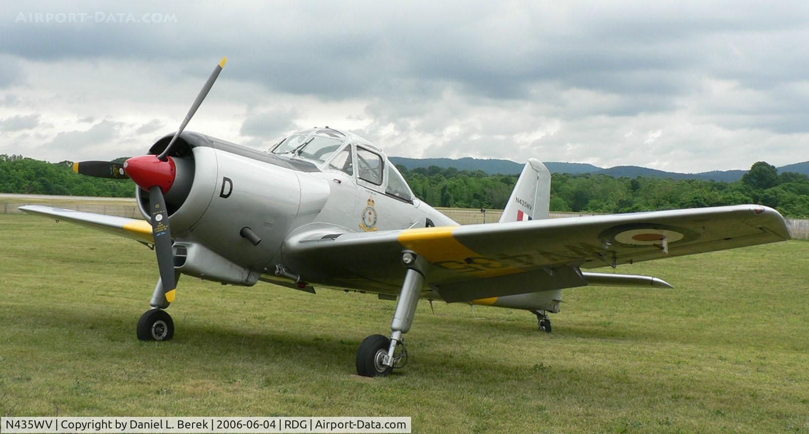 N435WV, 1956 Percival P-56 Provost T1 C/N PAC/F/423, Beautiful, gleaming Percival P-56 Provost, built 1956.