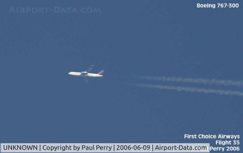 UNKNOWN, Contrails Various C/N Unknown, Making her way from Florida to England, UK.  Going to be a long trip