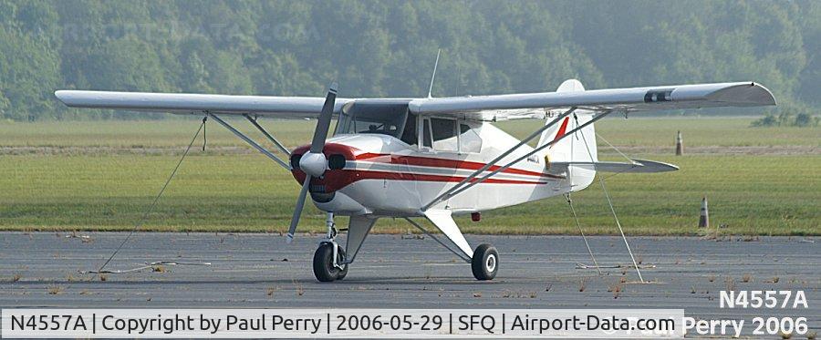 N4557A, 1956 Piper PA-22-150 C/N 22-3868, Looking rather stately in the early morning