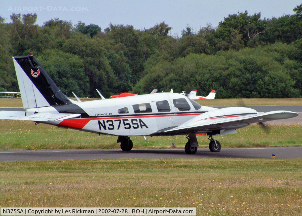 N375SA, 1975 Piper PA-34-200T C/N 347670002, Piper PA34 - 200T Seneca II