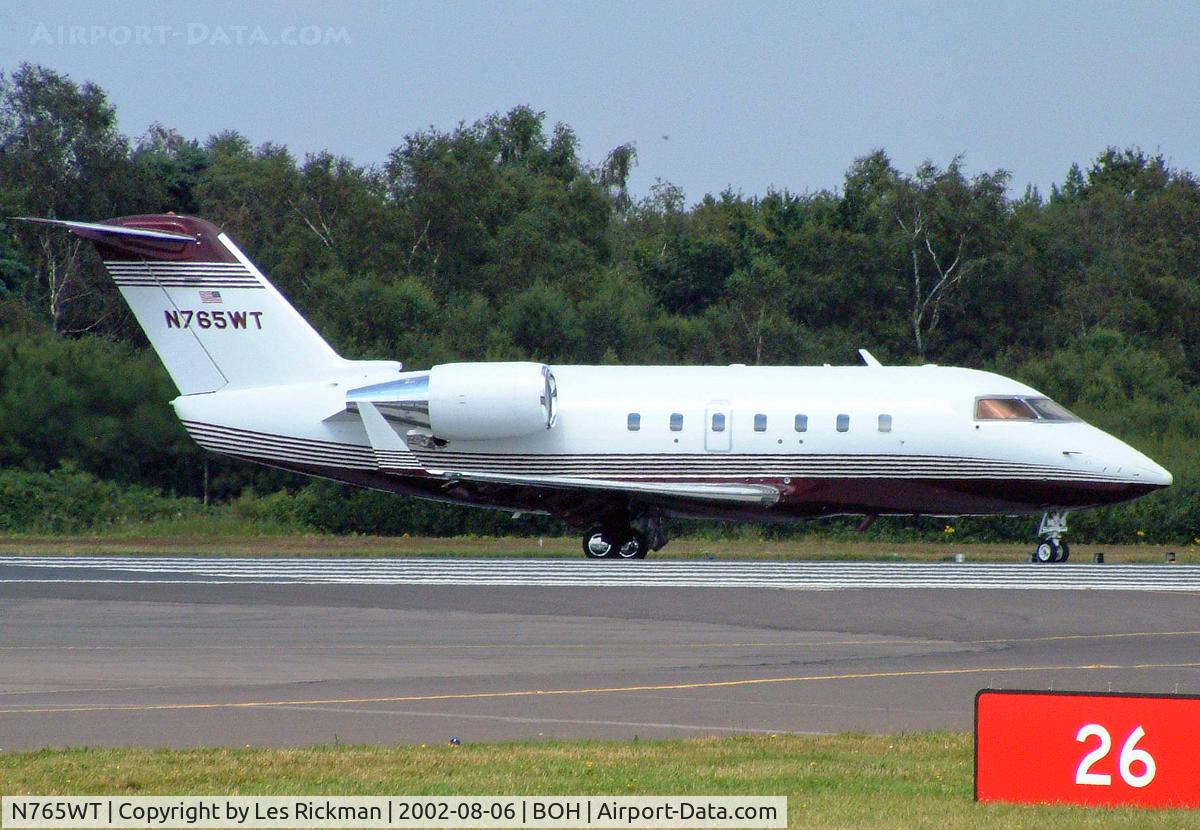 N765WT, 1989 Canadair Challenger 601-3A (CL-600-2B16) C/N 5039, Canadair CL600