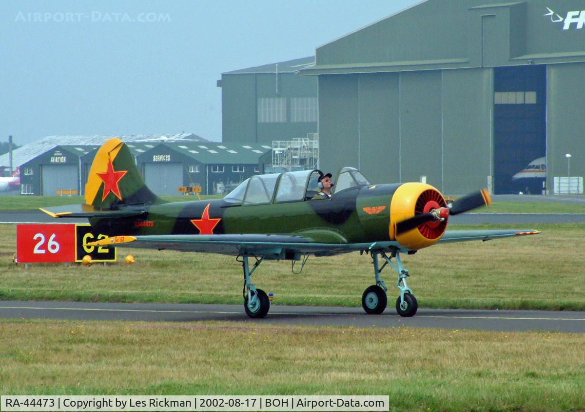 RA-44473, 1991 Yakovlev (Aerostar) Yak-52 C/N 9111307, Yak-52