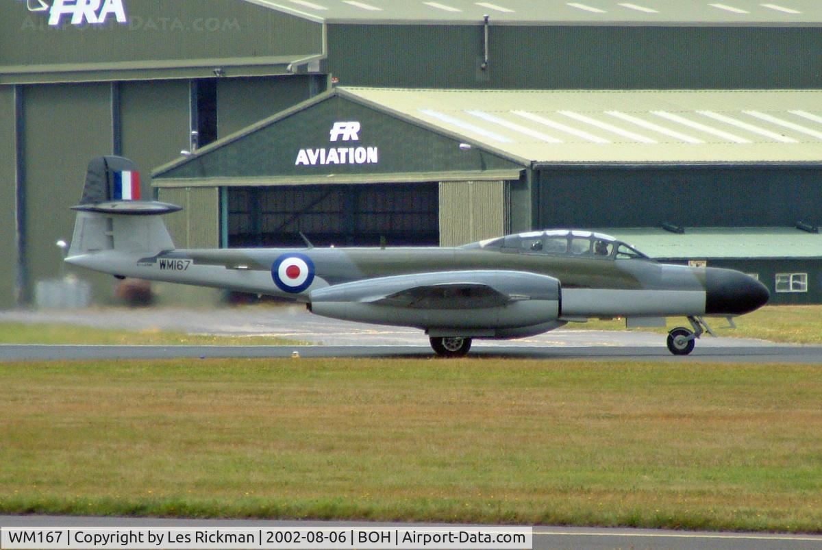 WM167, 1952 Gloster Meteor TT.20 C/N S4/U/2342, Gloster Meteor NF.11 (G-LOSM)