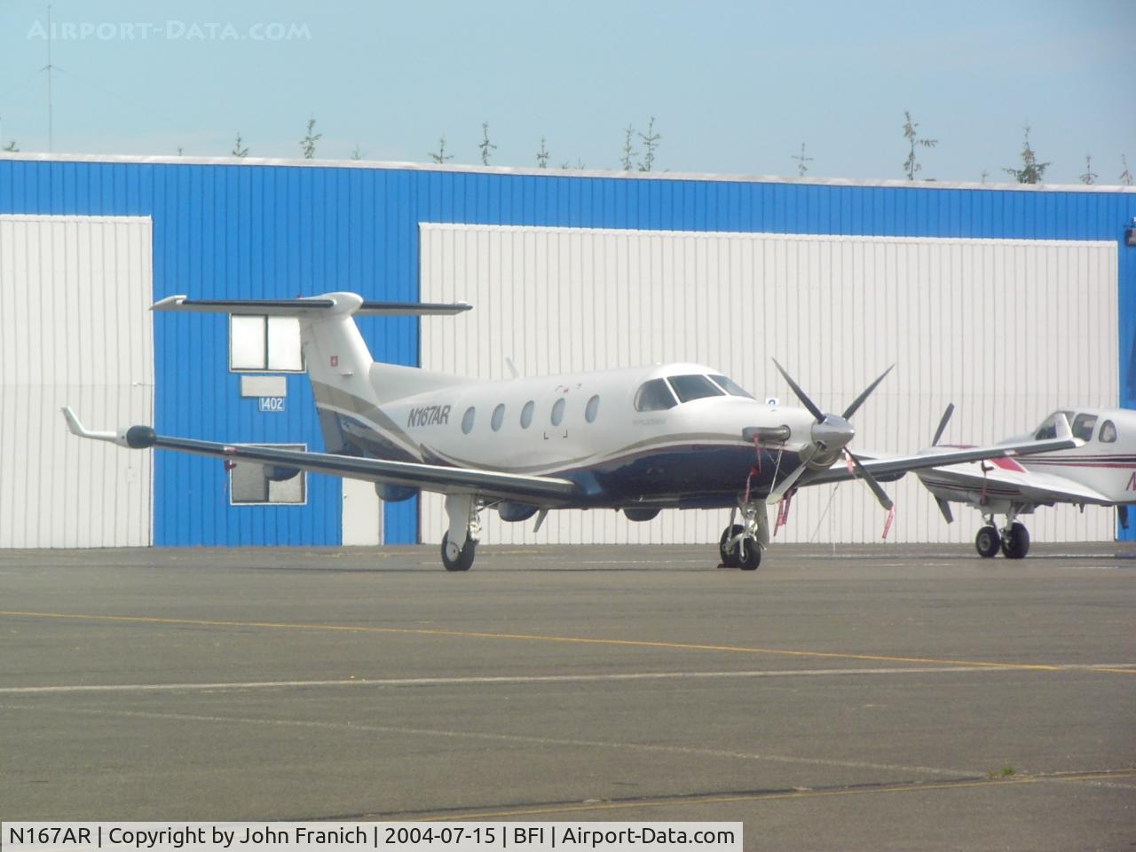 N167AR, 1999 Pilatus PC-12/45 C/N 279, At Boeing Field