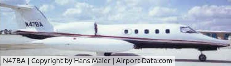 N47BA, 1976 Gates Learjet 35 C/N 060, Airport unknown