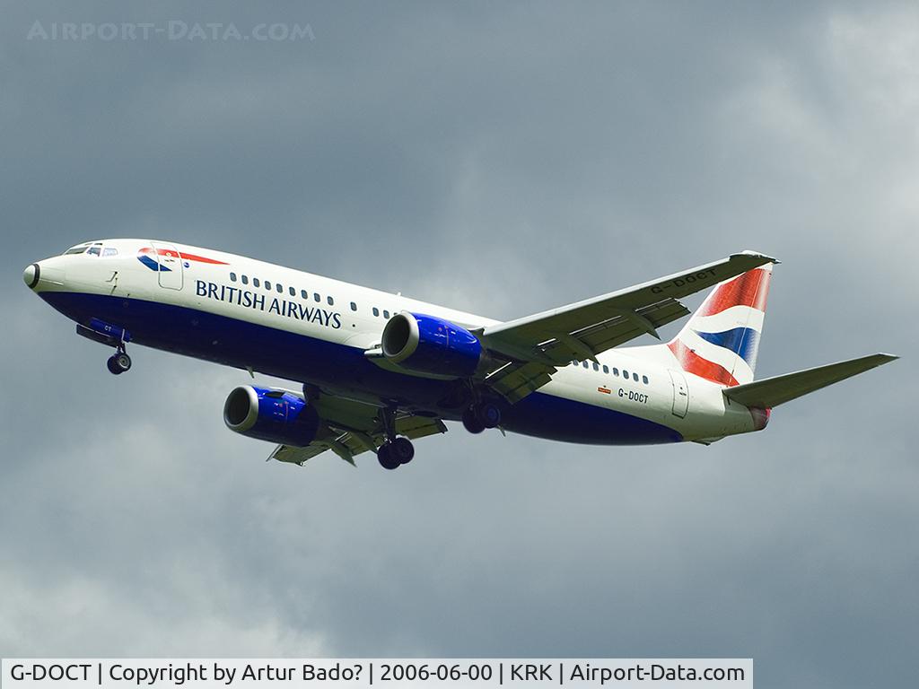 G-DOCT, 1992 Boeing 737-436 C/N 25853, British Airways