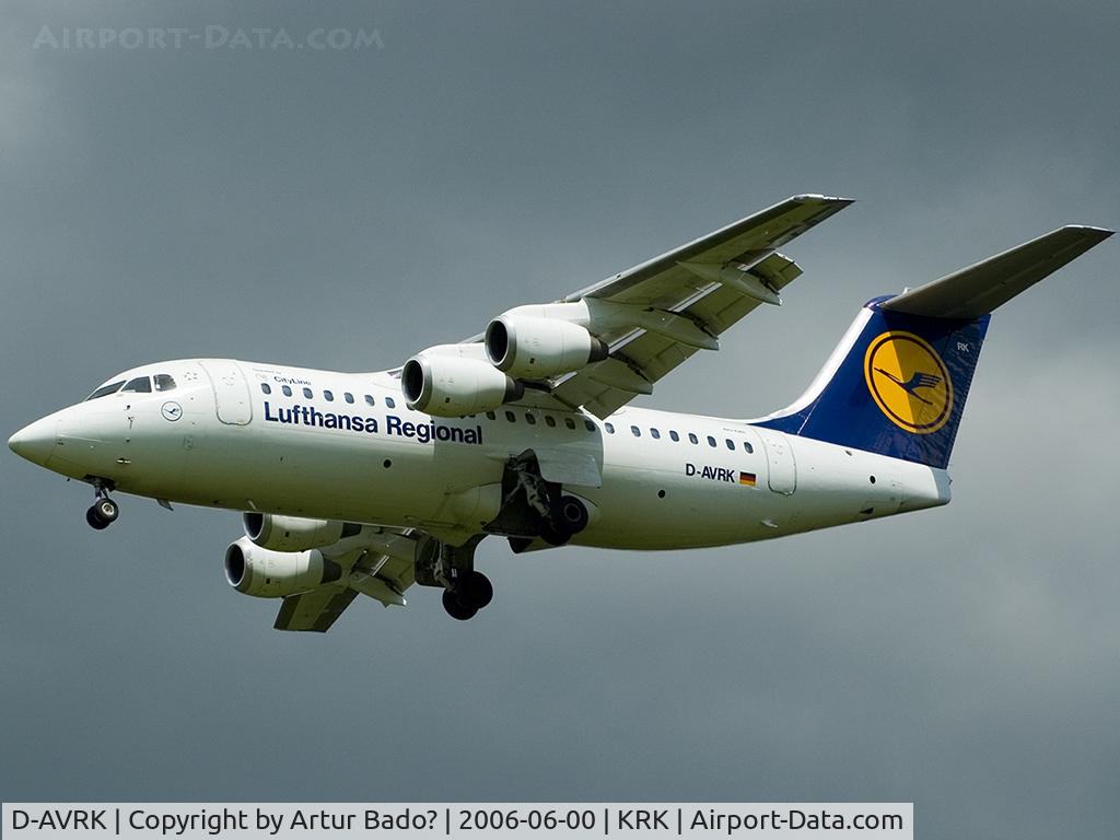 D-AVRK, 1996 British Aerospace Avro 146-RJ85 C/N E.2278, Lufthansa