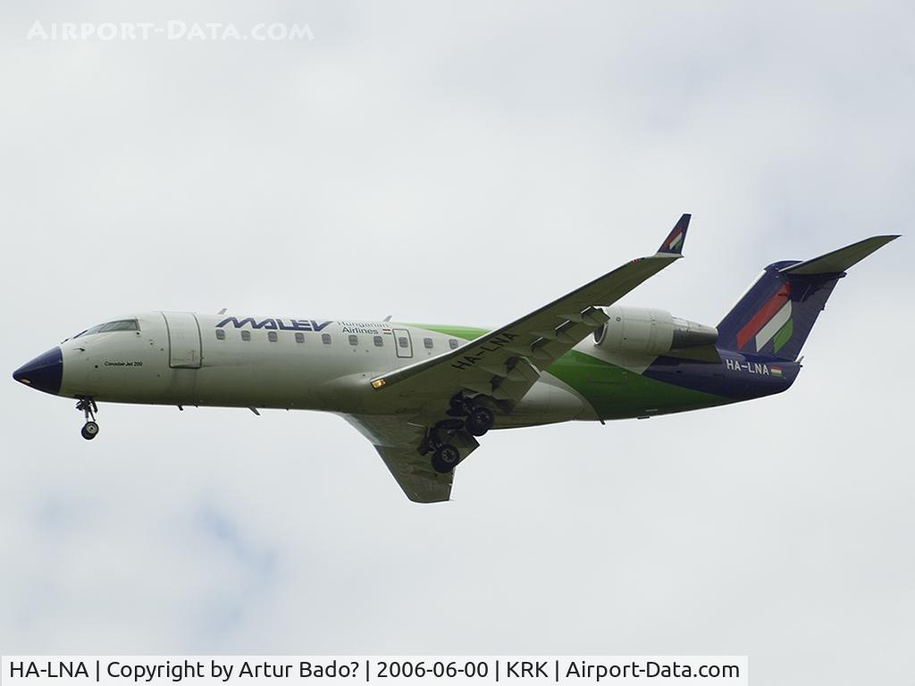HA-LNA, 2002 Canadair CRJ-100ER (CL-600-2B19) C/N 7676, Malev