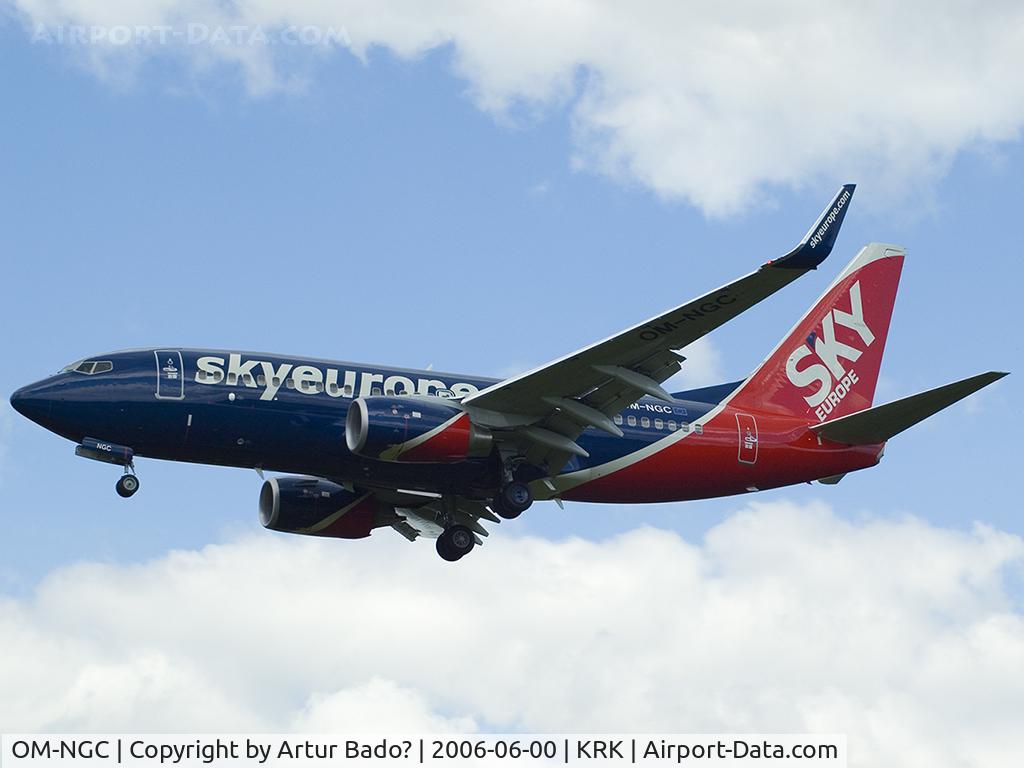 OM-NGC, 2006 Boeing 737-76N C/N 32696, Sky Europe