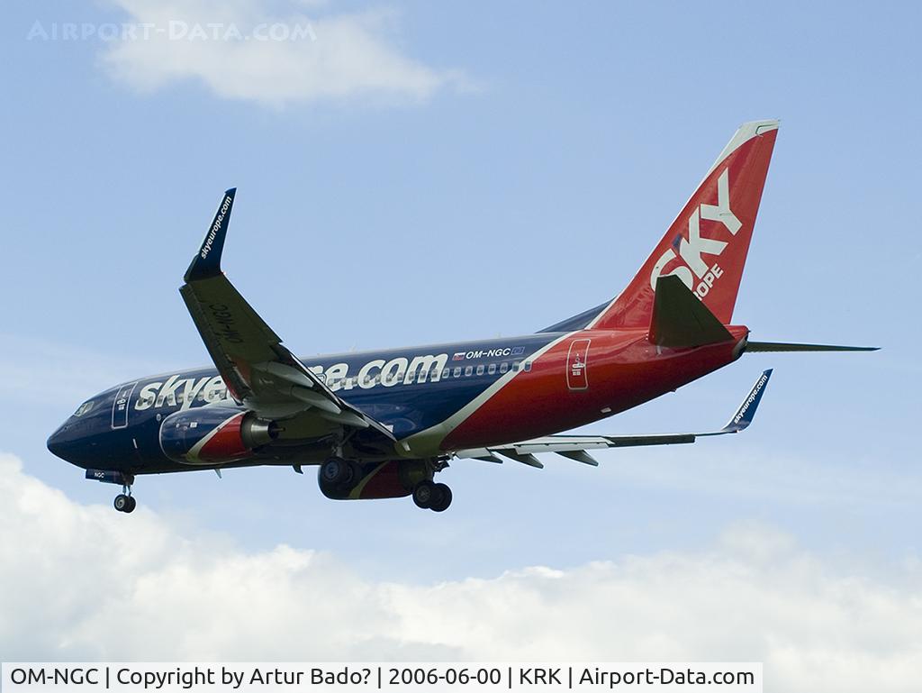 OM-NGC, 2006 Boeing 737-76N C/N 32696, Sky Europe