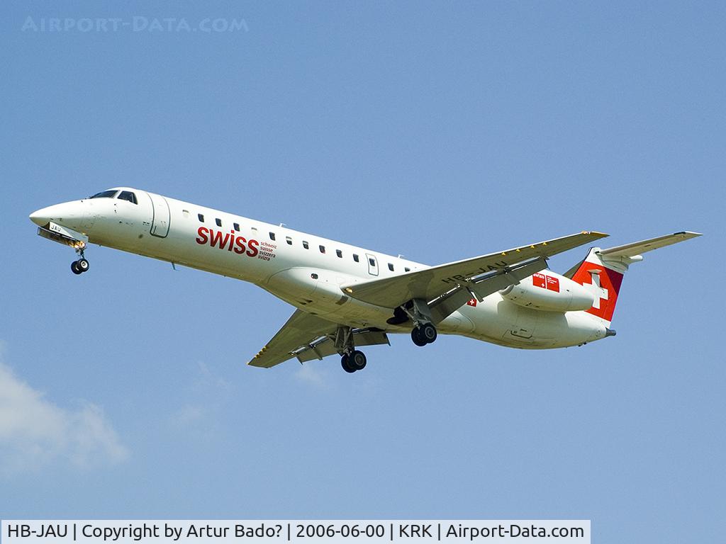 HB-JAU, 2002 Embraer EMB-145LU (ERJ-145LU) C/N 145570, Swiss Air