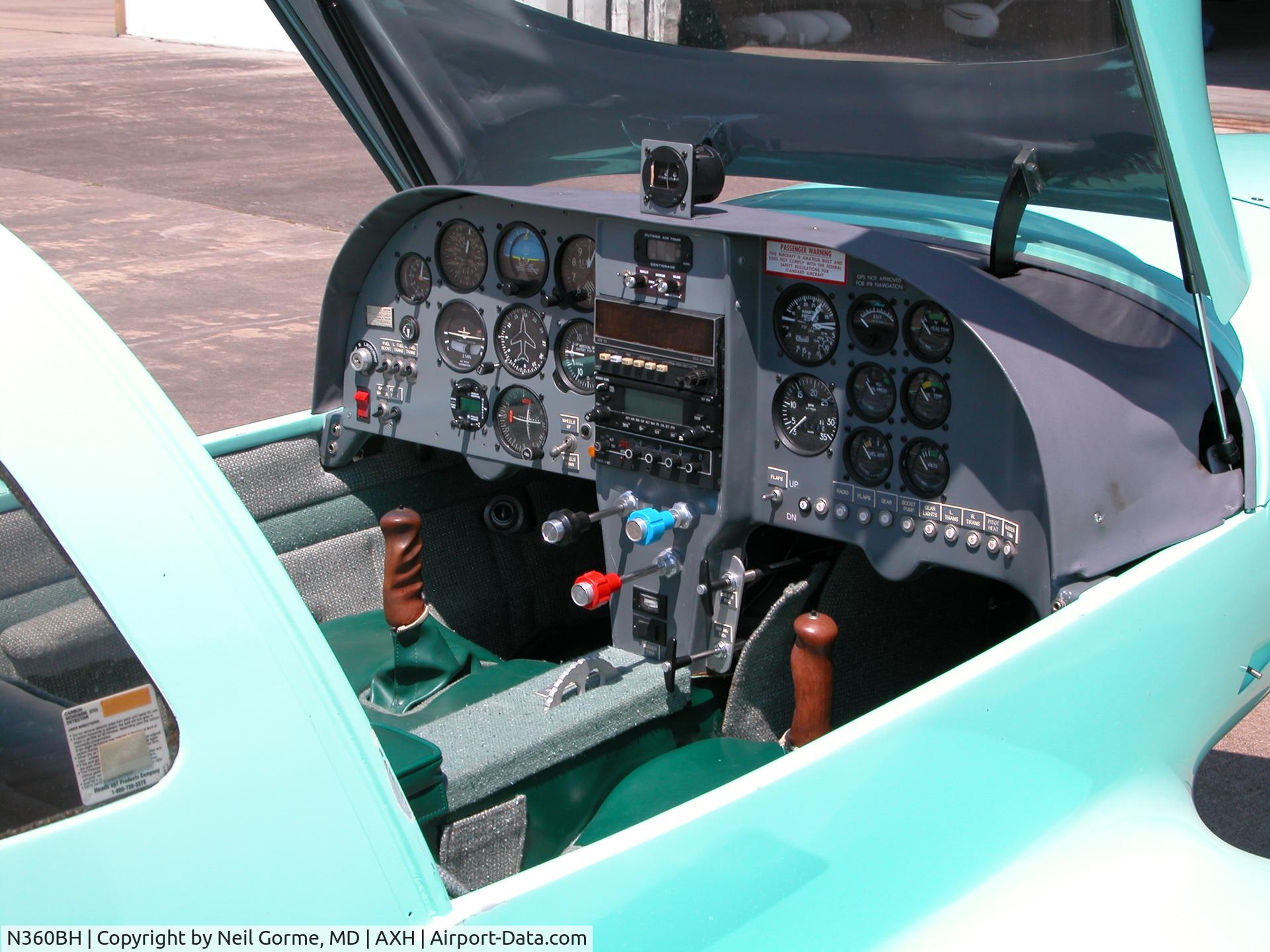 N360BH, 1995 Lancair 360 C/N 001 (N360BH), Lancair 360