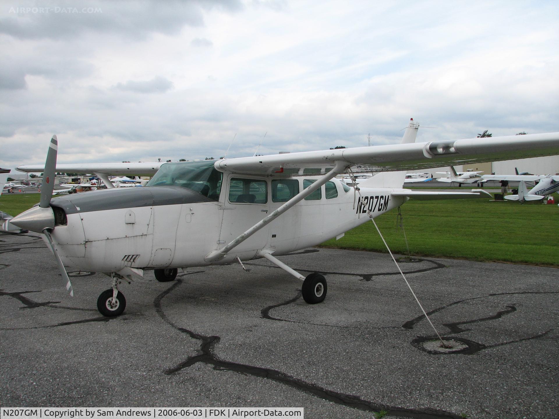 N207GM, 1973 Cessna 207 C/N 20700217, I believe this is a local Aircraft at Frederick
