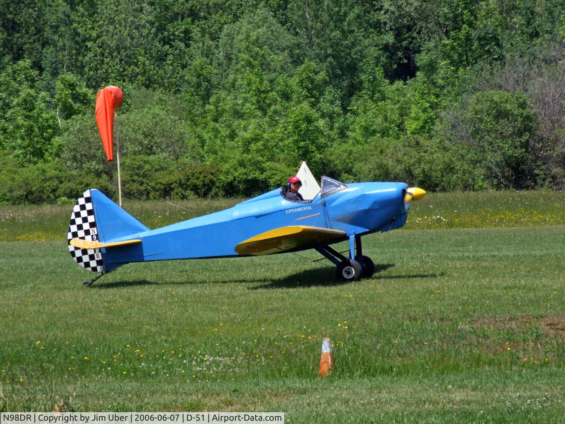 N98DR, 1976 Bowers Fly Baby C/N 68-12-LR1, FLY-BABY in AAC colors