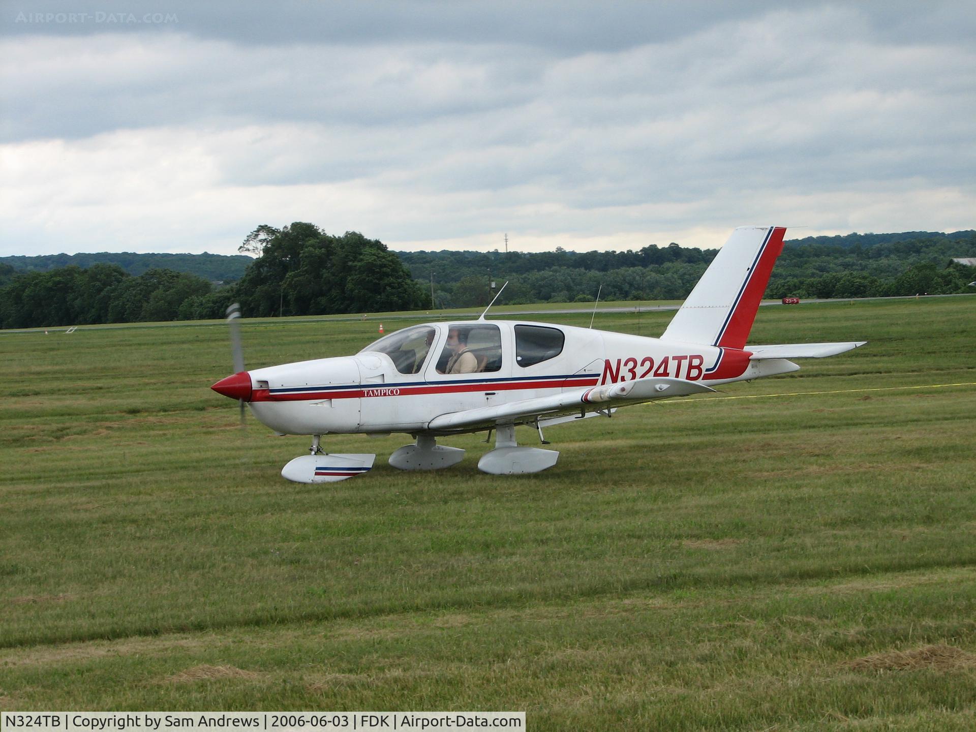 N324TB, Socata TB-9 C/N 1198, Just arrived at the 2006 AOPA Fly-In from Igor I Sikorsky Mem Airport (Bridgeport, CT) [KBDR/BDR]
