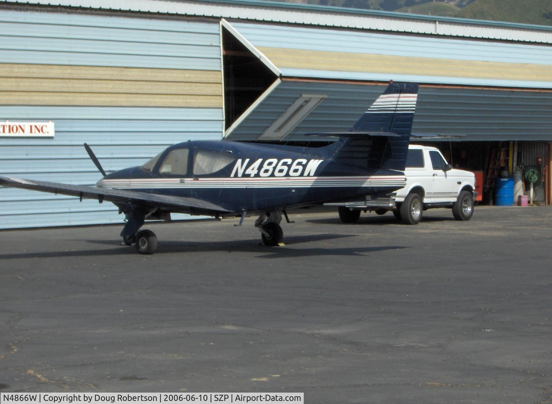 N4866W, 1976 Rockwell International 114 Commander C/N 14196, 1978 Rockwell COMMANDER 114, Lycoming IO-540-T4AD 260 Hp, at maintenance