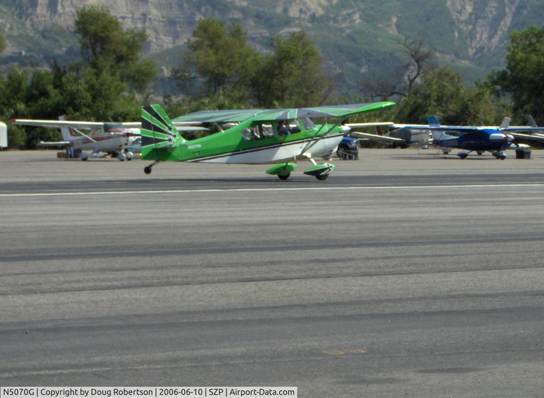 N5070G, 1980 Bellanca 8KCAB Super Decathlon C/N 640-80, 1980 Bellanca 8KCAB SUPER DECATHLON, Lycoming AEIO-360 180 Hp, takeoff roll Runway 22