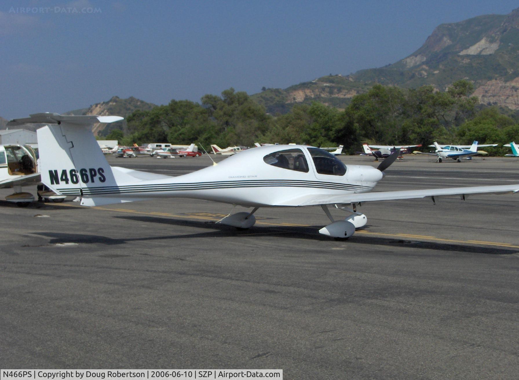 N466PS, 2005 Diamond DA-40 Diamond Star C/N 40.464, 2005 Diamond Aircraft Ind. Inc. DA40-180 DIAMOND STAR, Lycoming IO-360 180 Hp
