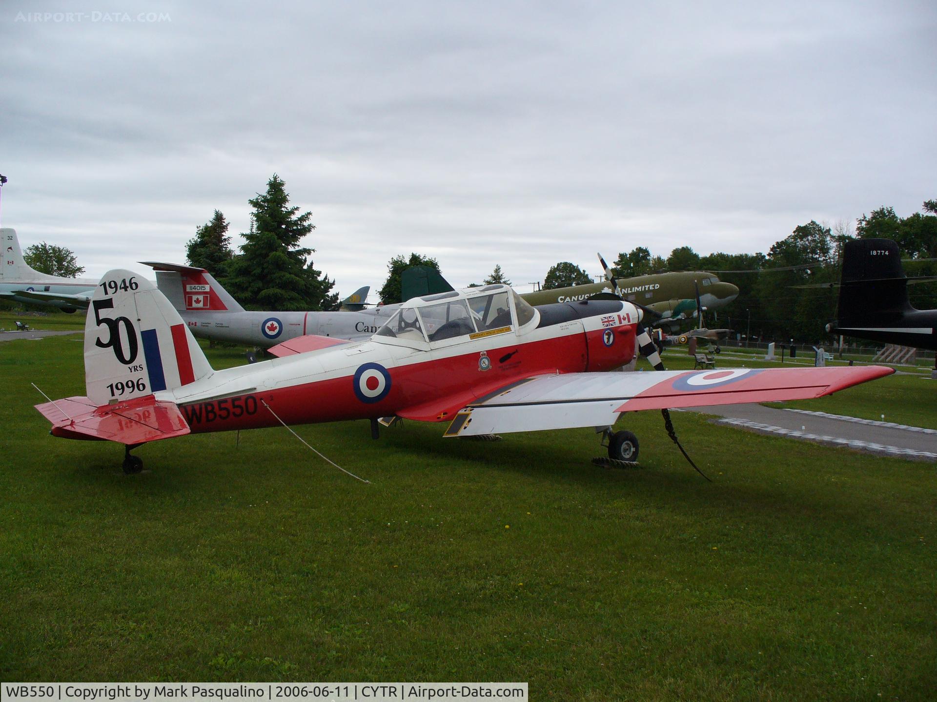 WB550, 1949 De Havilland DHC-1 Chipmunk T.10 C/N C1/0002, DHC-1