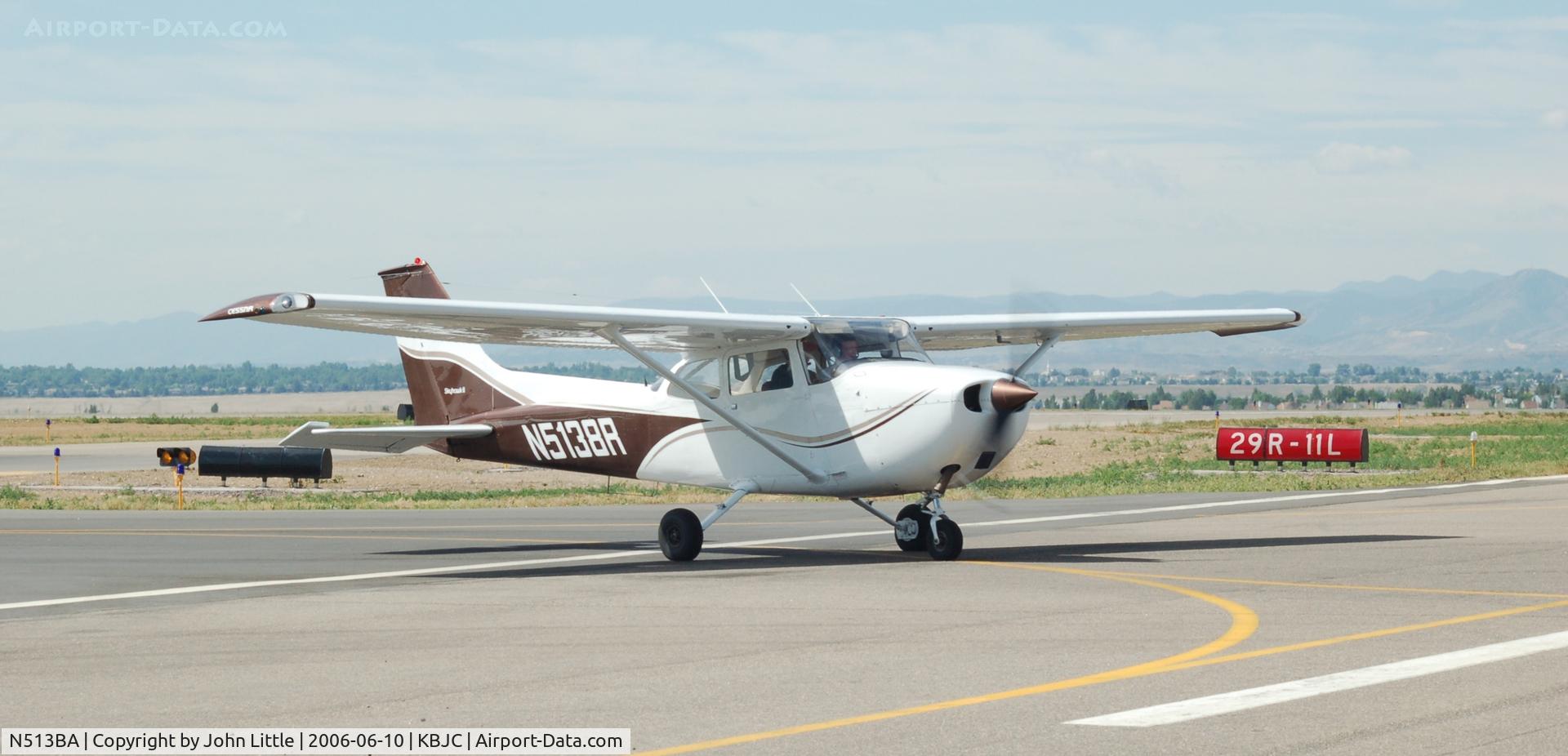 N513BA, 1972 American Aviation AA-1A Trainer C/N AA1A-0450, Taxi to Parking - JeffCo Open House