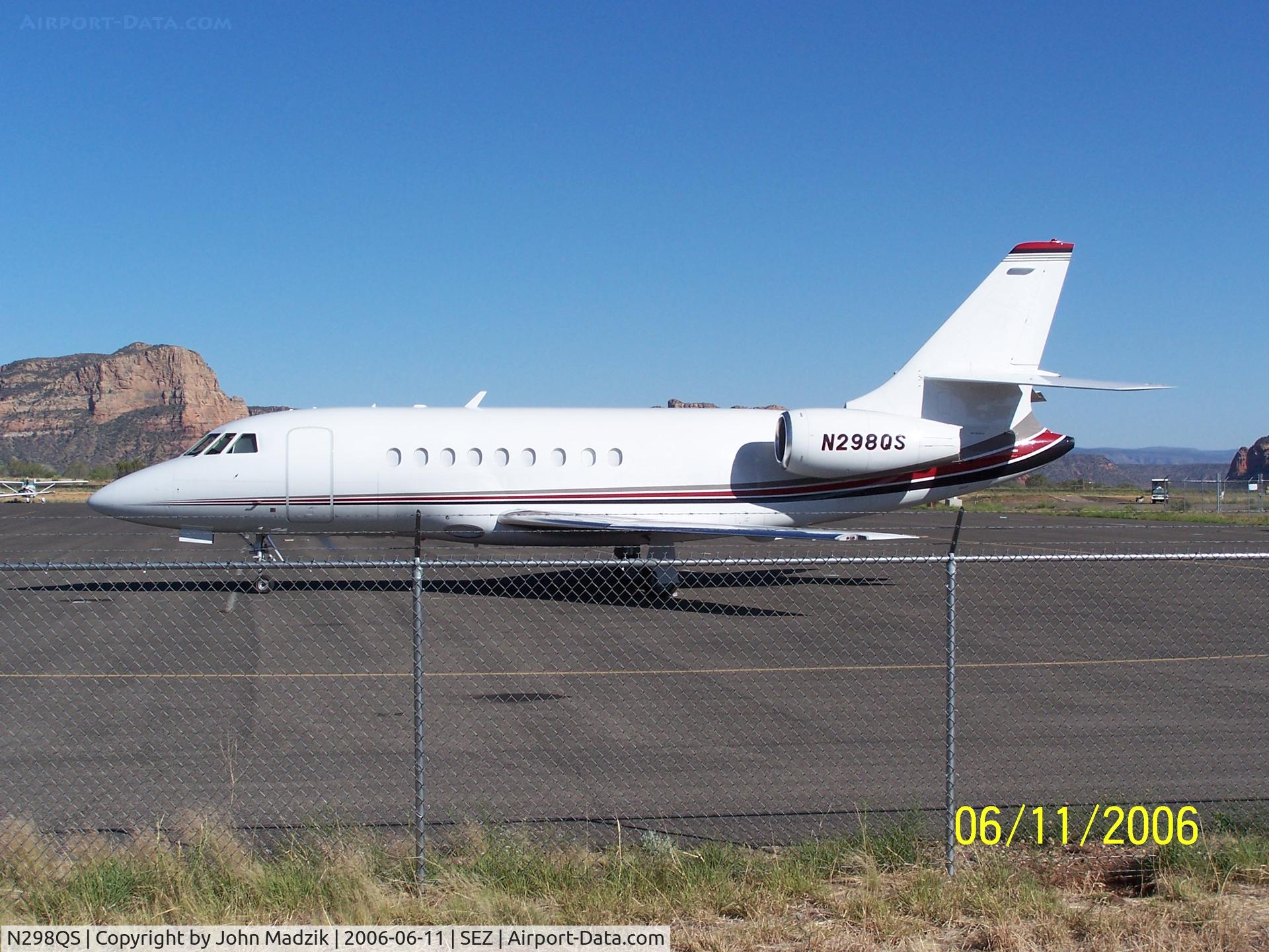 N298QS, 1999 Dassault Falcon 2000 C/N 98, Sedona Airport