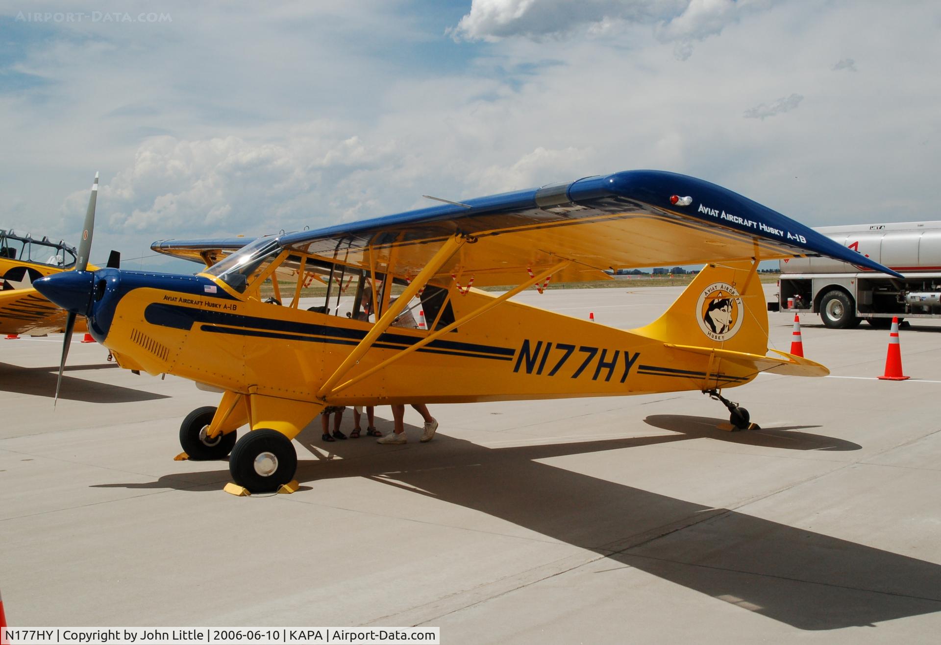 N177HY, 2001 Aviat A-1B Husky C/N 2177, High Performance STOL AIrcraft - Centennial Ramp
