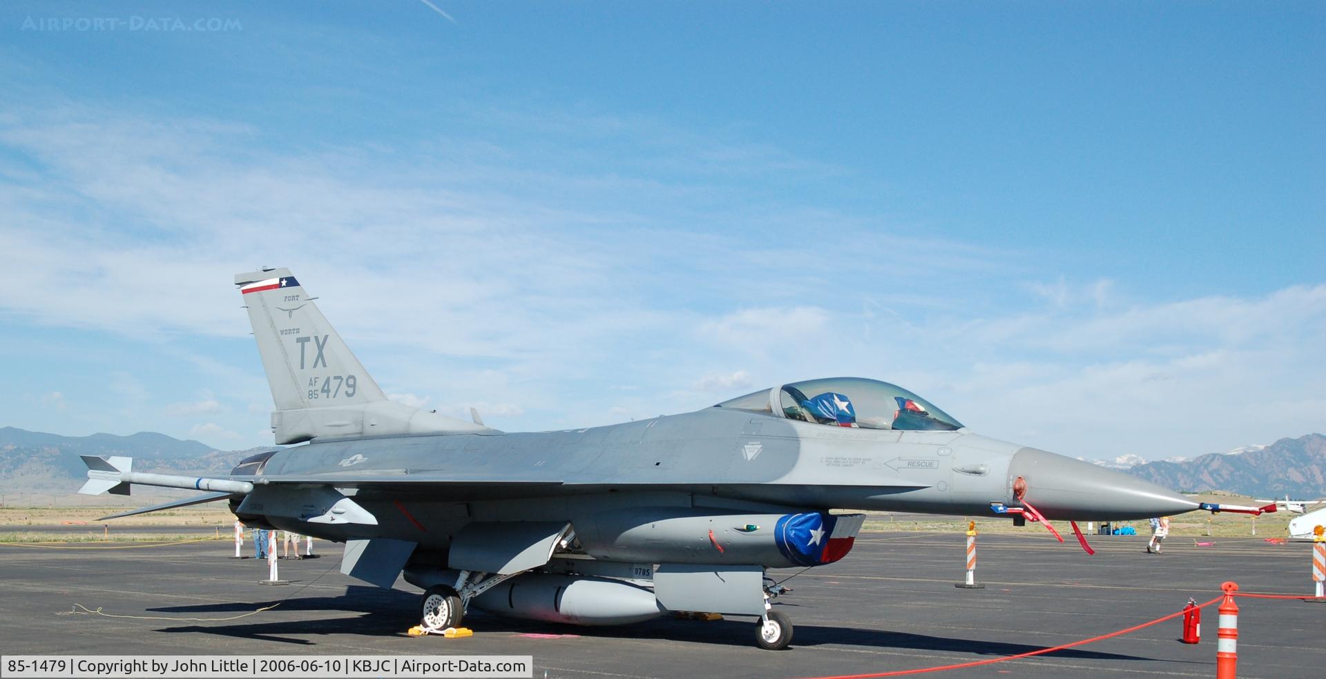 85-1479, 1987 General Dynamics F-16C Fighting Falcon C/N 5C-259, F-16 