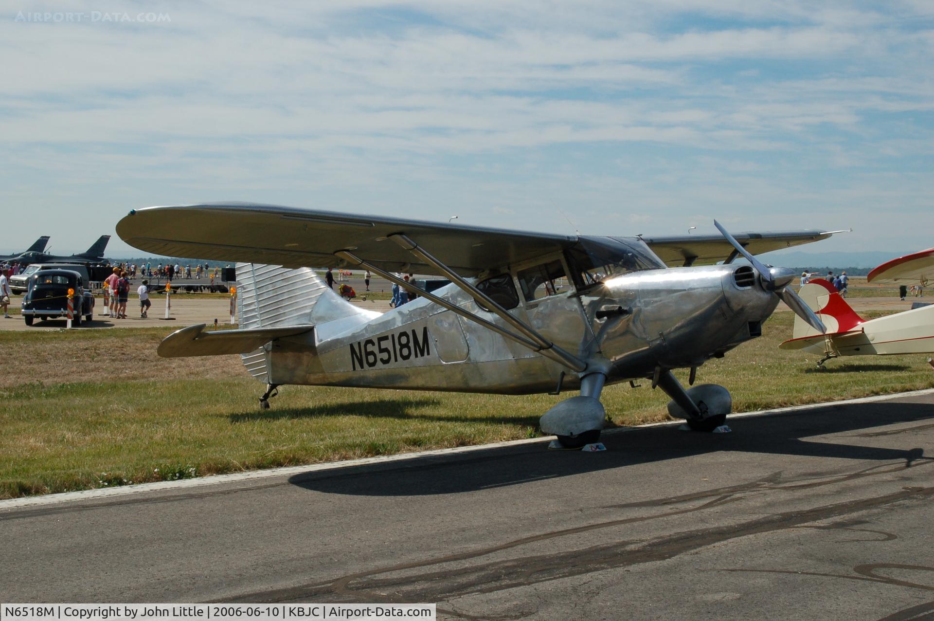 N6518M, 1949 Stinson 108-3 Voyager C/N 108-4518, Under the Judges Scrutiny - JeffCo Open House