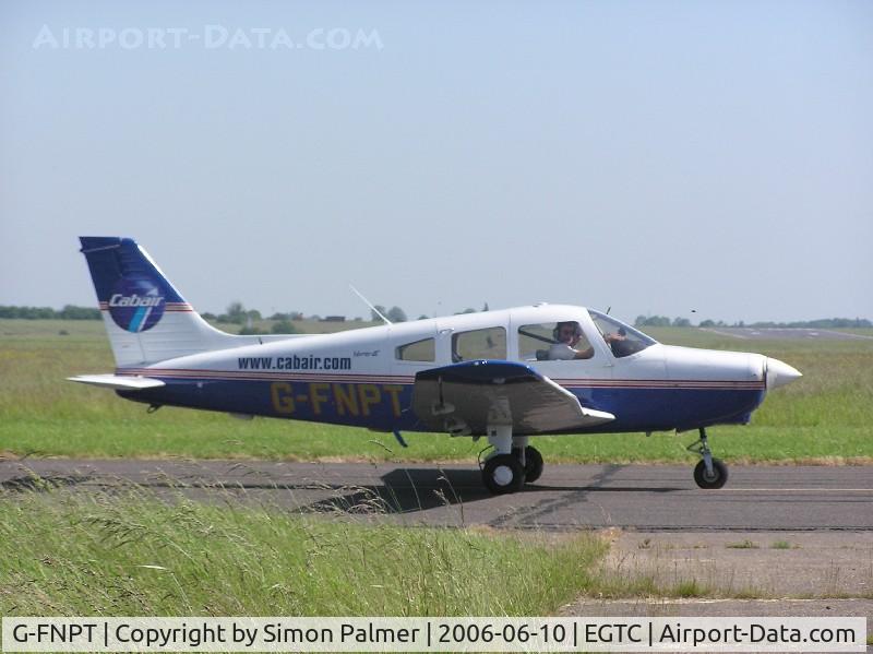G-FNPT, 2002 Piper PA-28-161 Warrior III C/N 2842163, PA28 taxiing out for take-off