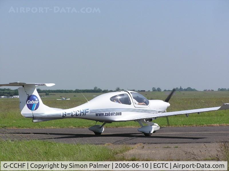 G-CCHF, 2003 Diamond DA-40D Diamond Star C/N D4.055, Diamond DA40 at Cranfield