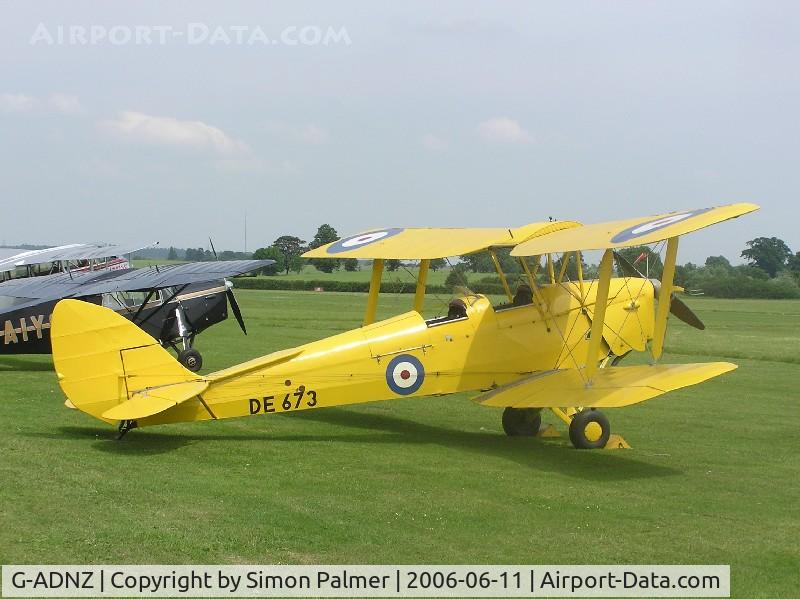 G-ADNZ, 1942 De Havilland DH-82A Tiger Moth II C/N 85614, Tiger Moth at Old Warden painted as DE673 of RAF