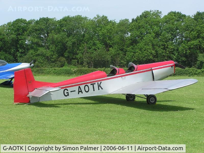 G-AOTK, 1956 Druine D-5 Turbi C/N PFA 230, Druine D53 Turbi at Old Warden