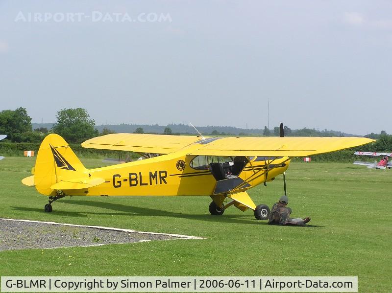 G-BLMR, 1953 Piper L-18C Super Cub (PA-18-95) C/N 18-2057, Super Cub on a Sunday afternoon at Old Warden
