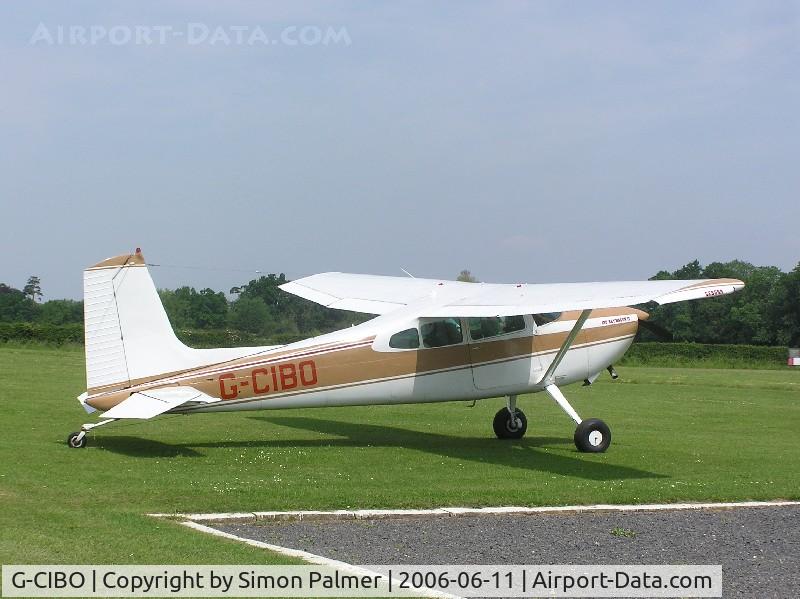 G-CIBO, 1981 Cessna 180K Skywagon C/N 18053177, Cessna Skywagon at Old Warden
