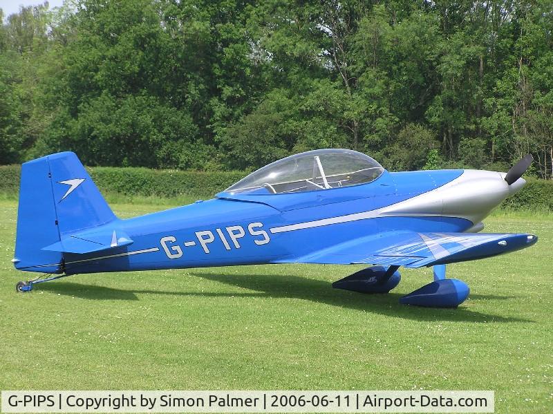G-PIPS, 1999 Vans RV-4 C/N PFA 181-11883, Van's RV-4 sitting in the sun at Old Warden