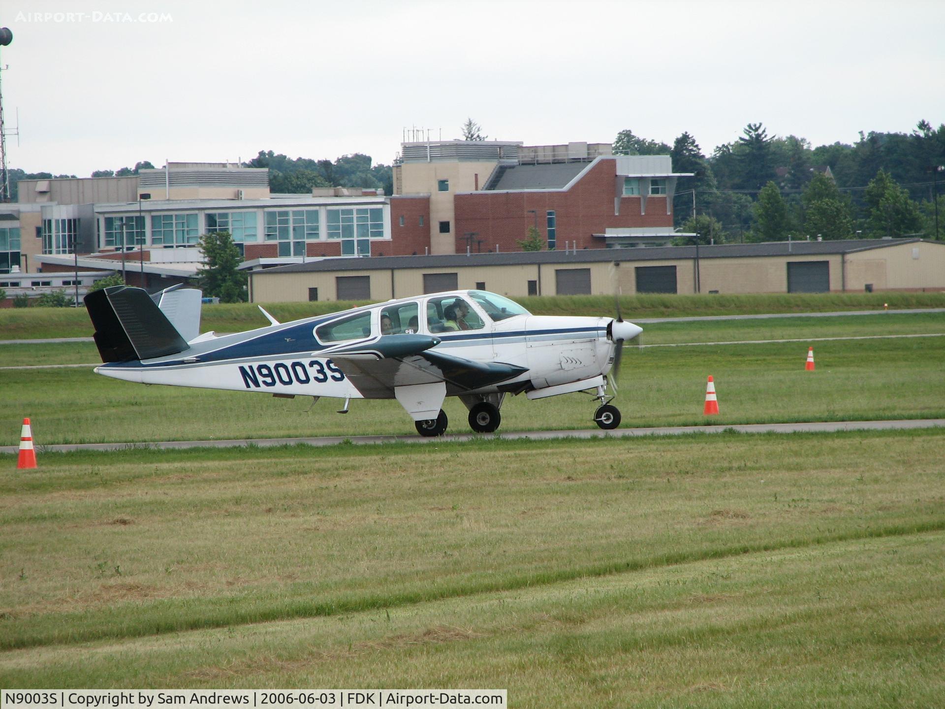N9003S, 1965 Beech S35 Bonanza C/N D-7937, Just arrived at the 2006 AOPA Fly-In from Westchester Co Airport (White Plains, NY) [KHPN/HPN].