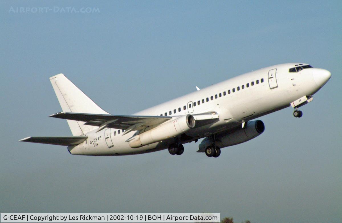 G-CEAF, 1974 Boeing 737-229 C/N 20910, Boeing 737 229