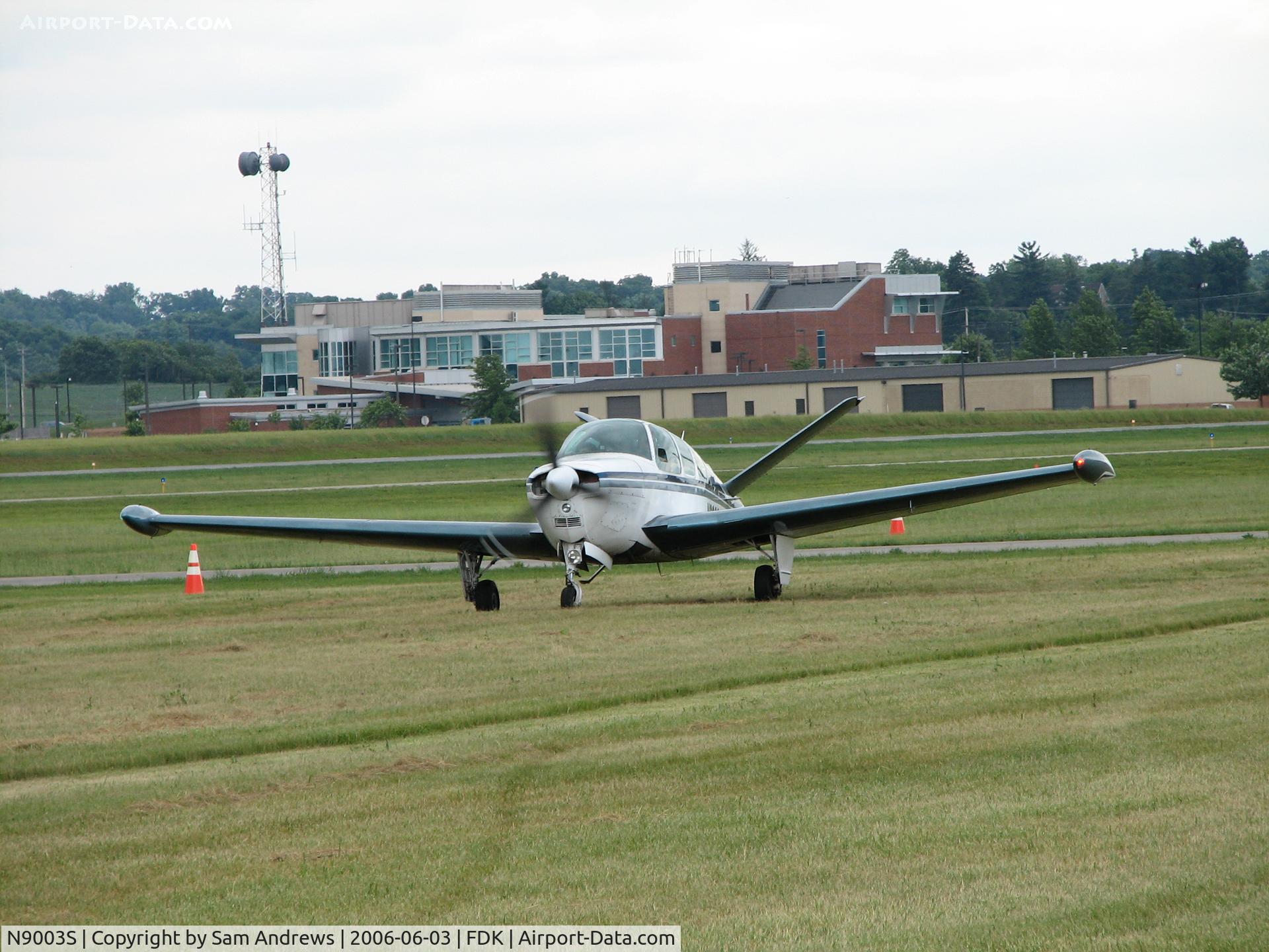 N9003S, 1965 Beech S35 Bonanza C/N D-7937, On the grass at FDK