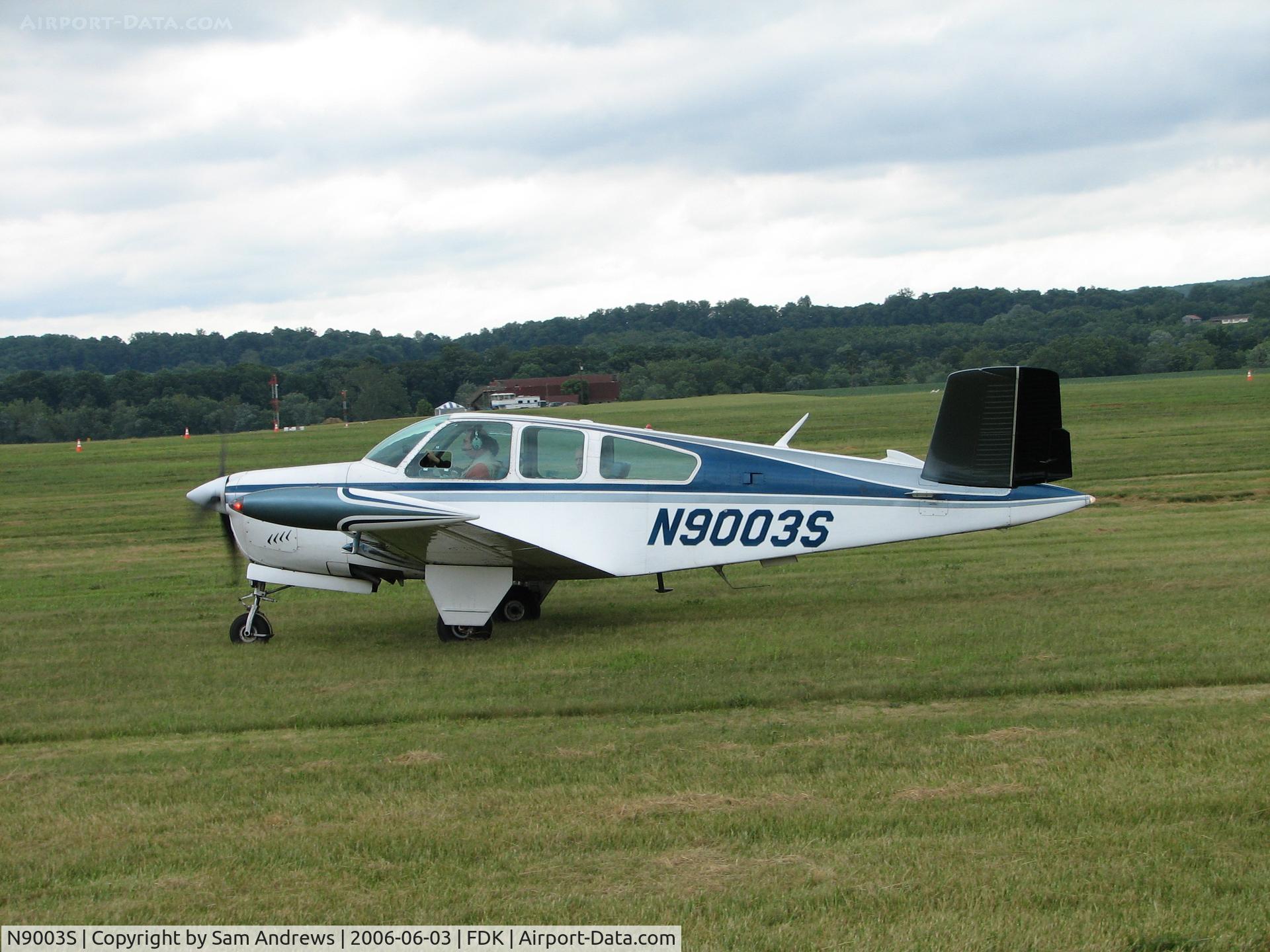 N9003S, 1965 Beech S35 Bonanza C/N D-7937, On the way to parking