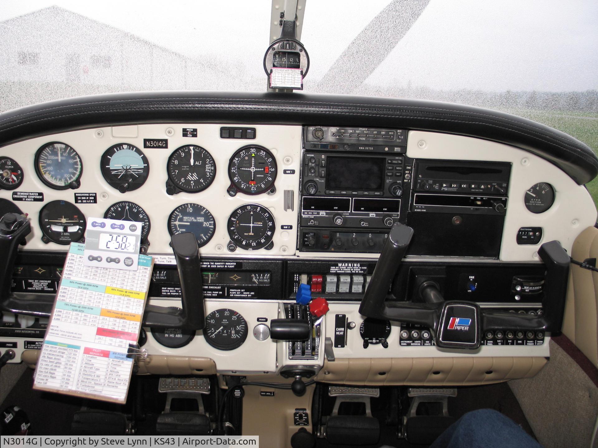 N3014G, 1978 Piper PA-28-236 Dakota C/N 28-7911072, IFR Panel Garmin 430 King Nav/Com/GS DME