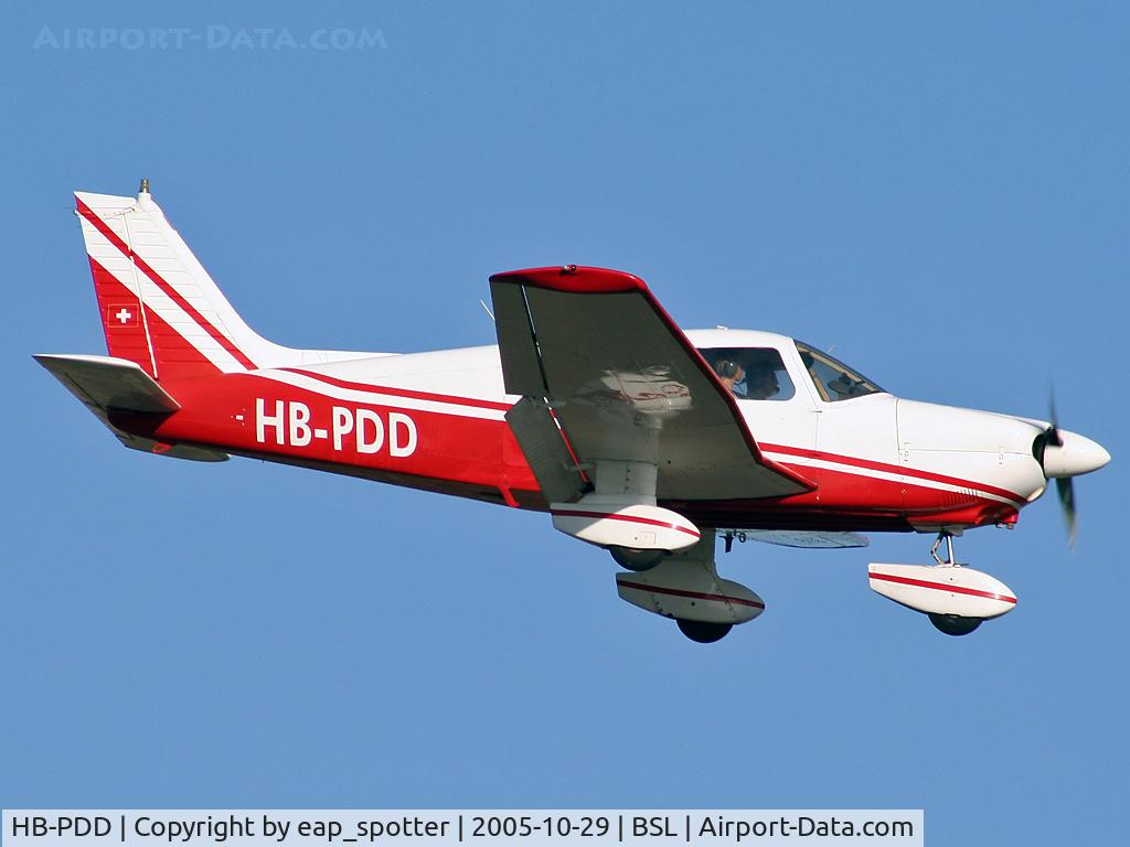 HB-PDD, Piper PA-28-181 Archer II C/N 28-7890528, Landing on runway 16