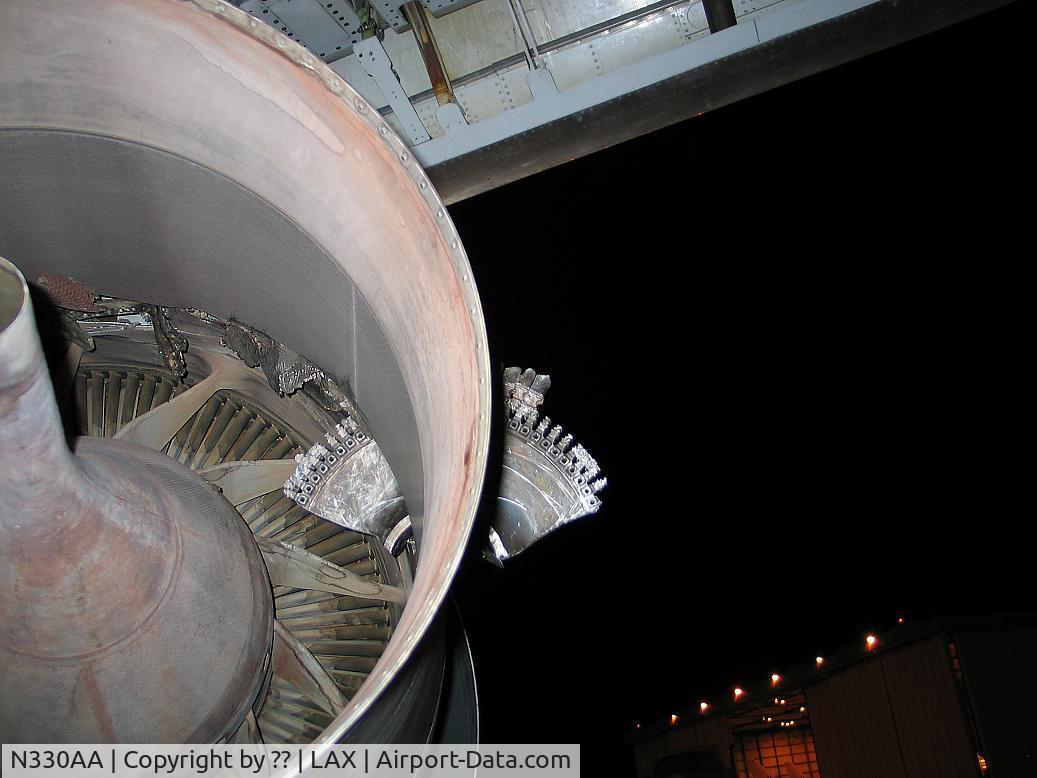 N330AA, 1987 Boeing 767-223 C/N 22330, #1 Shells & Takes out #2